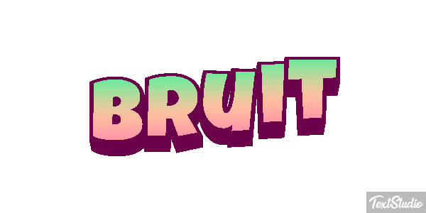 Bruit Text effect
