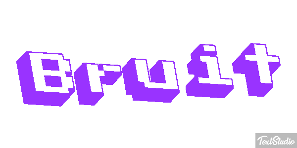 Bruit Text effect