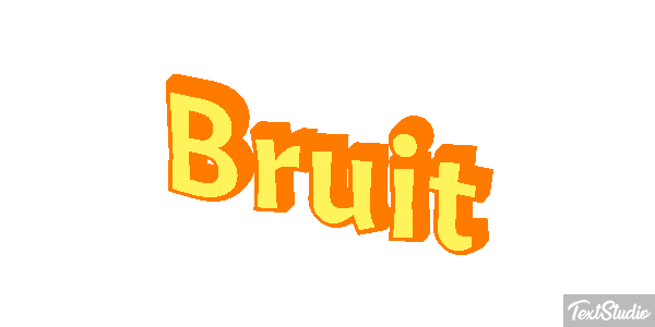 Bruit Text effect