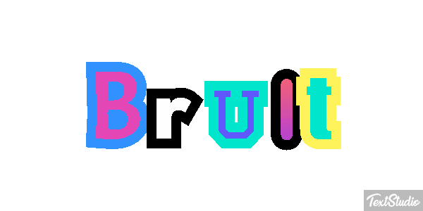 Bruit Text effect