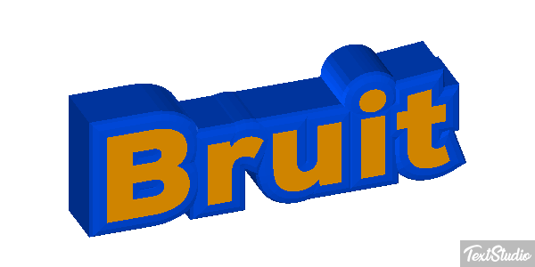 Bruit Text effect