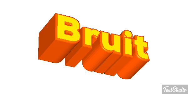 Bruit Text effect