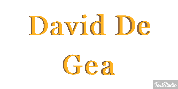 David De Gea Efeito do texto