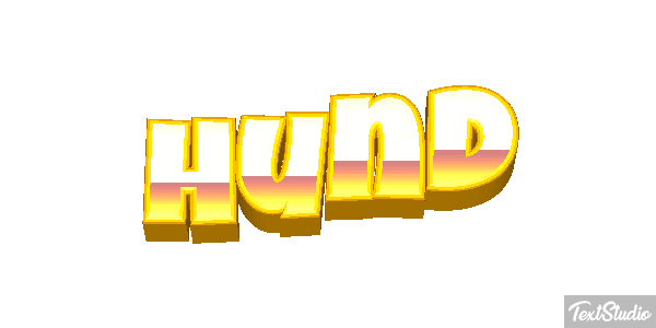 Hund Texteffekt