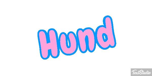 Hund Texteffekt
