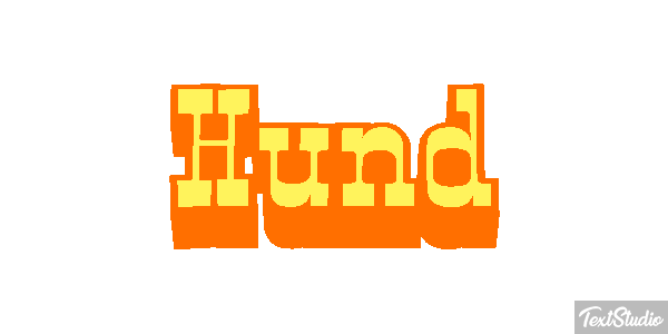 Hund Texteffekt