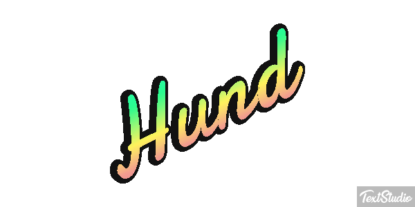 Hund Texteffekt