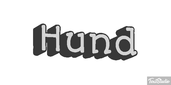 Hund Texteffekt