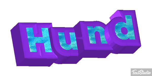 Hund Texteffekt