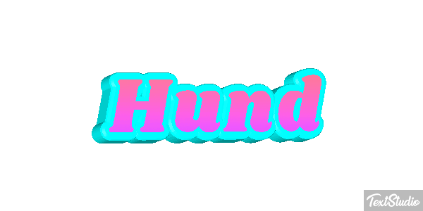 Hund Texteffekt