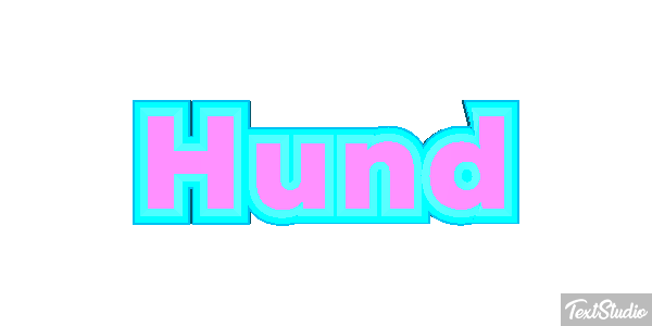 Hund Texteffekt