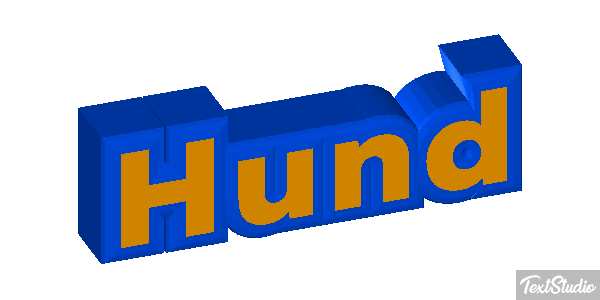 Hund Texteffekt