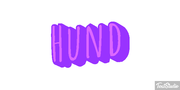Hund Texteffekt
