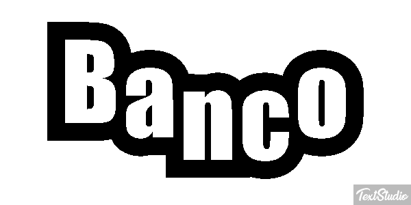 Banco Efeito do texto