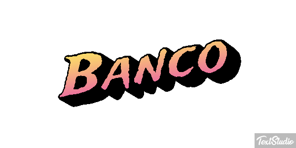 Banco Efeito do texto