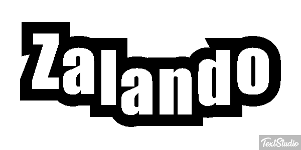 Zalando Text effect