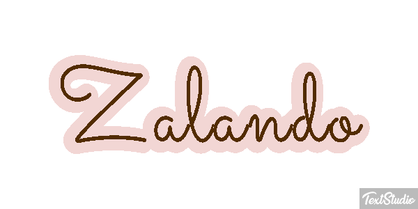 Zalando Text effect