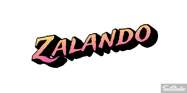 Zalando Text effect