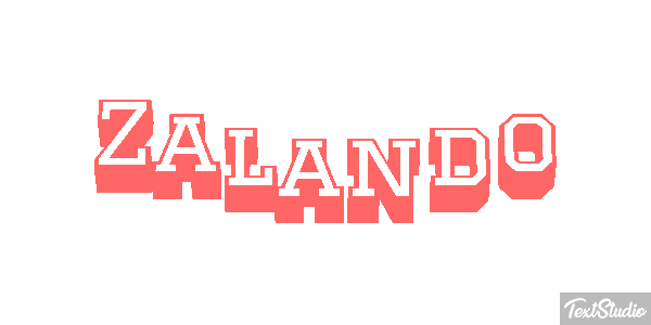 Zalando Text effect