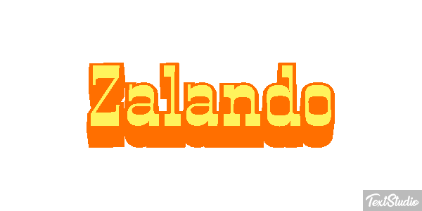 Zalando Text effect