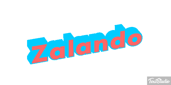 Zalando Text effect