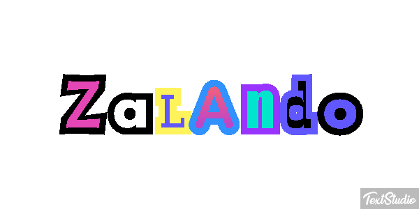 Zalando Text effect