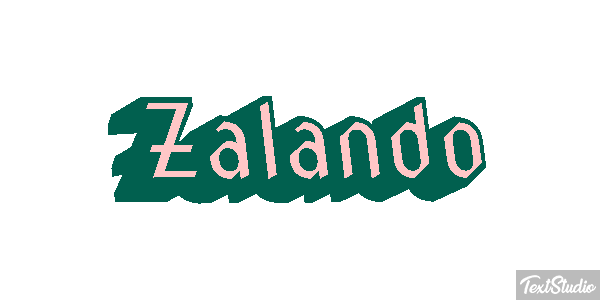 Zalando Text effect
