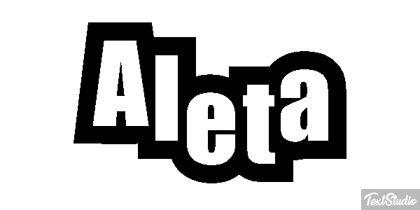 Aleta Text effect