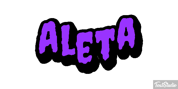Aleta Text effect