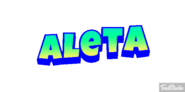 Aleta Text effect