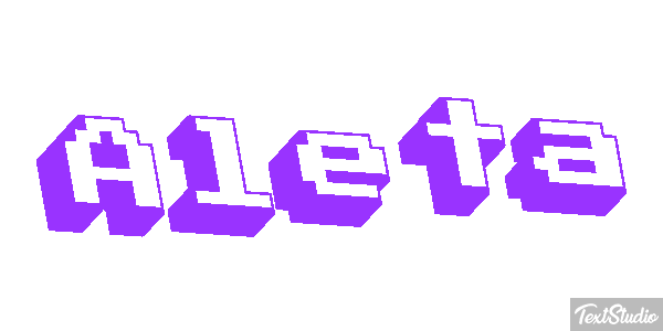 Aleta Text effect