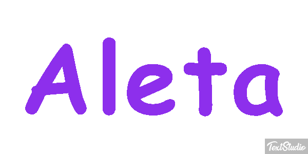 Aleta Text effect