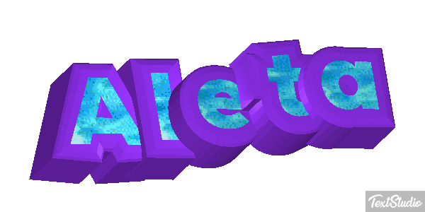 Aleta Text effect