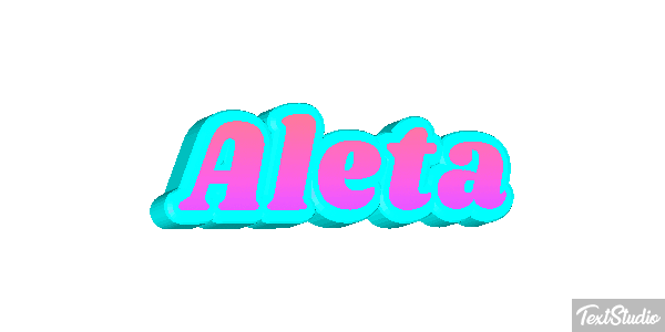 Aleta Text effect