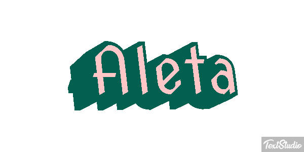Aleta Text effect