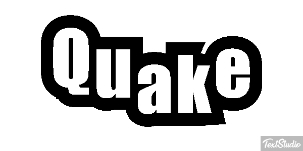 Quake Text effect