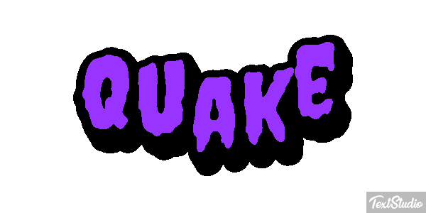 Quake Text effect