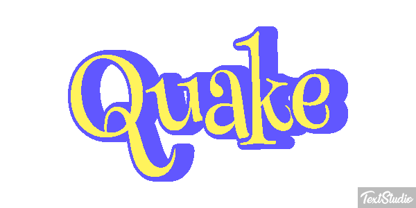 Quake Text effect