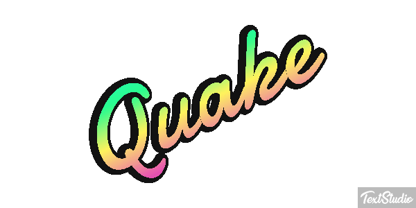 Quake Text effect