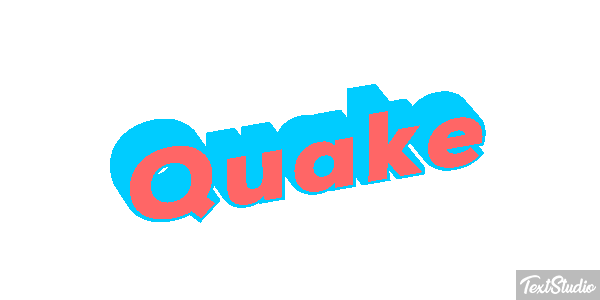 Quake Text effect