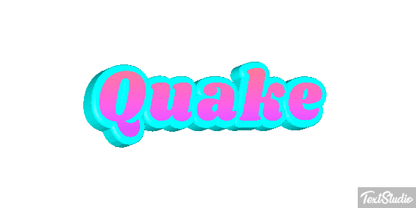 Quake Text effect