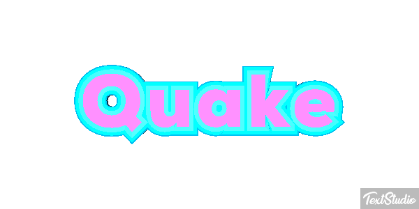 Quake Text effect