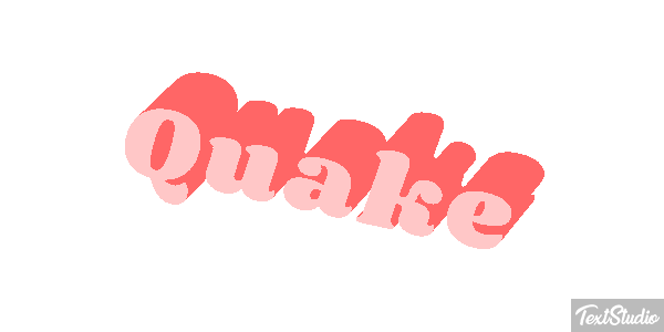 Quake Text effect