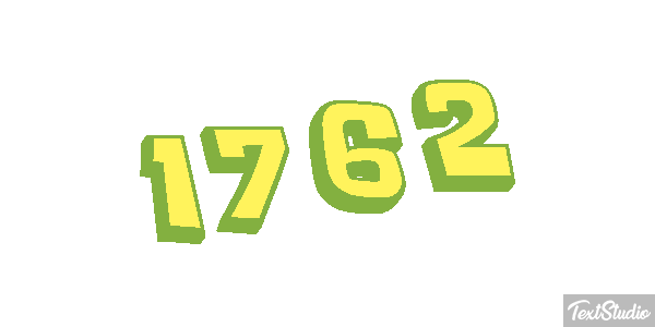 1762 Text effect