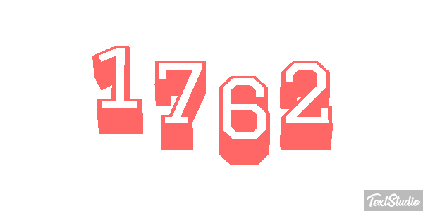 1762 Text effect