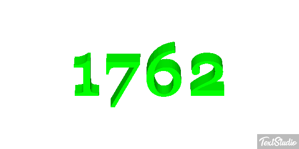 1762 Text effect