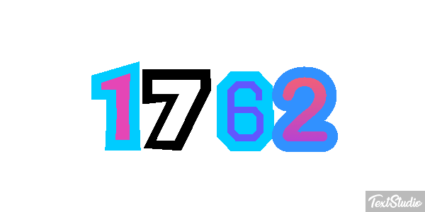 1762 Text effect