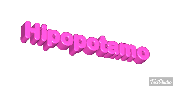 Hipopótamo Effetto testo