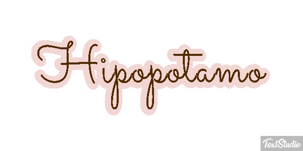 Hipopótamo Effetto testo