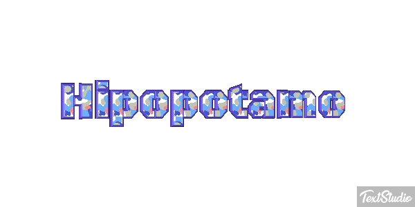 Hipopótamo Effetto testo
